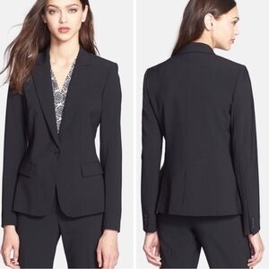 Theory Gabe Wool Blazer womens black s10